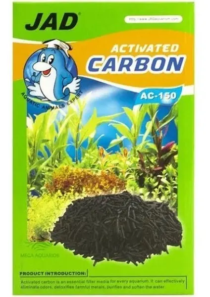 Carvão Ativado JAD AC-150 150g Para Aquário Água Doce e Salgada